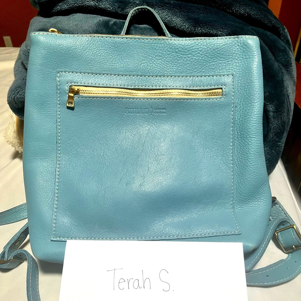 Portland Leather Tote Backpack
